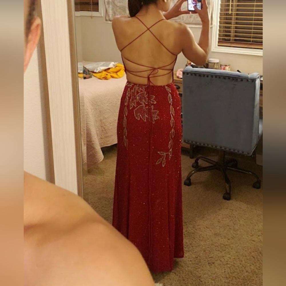 Red dress